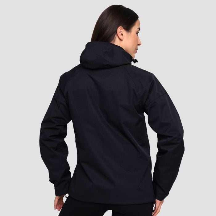 Damska kurtka przeciwdeszczowa Smock Black - GymBeam S