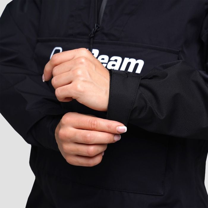 Damska kurtka przeciwdeszczowa Smock Black - GymBeam S