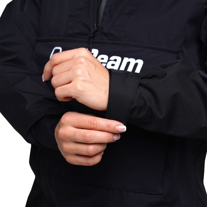 Damska kurtka przeciwdeszczowa Smock Black - GymBeam S