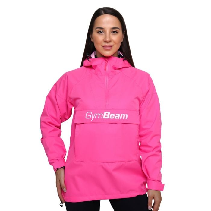 Damska kurtka przeciwdeszczowa Smock Fuchsia - GymBeam M