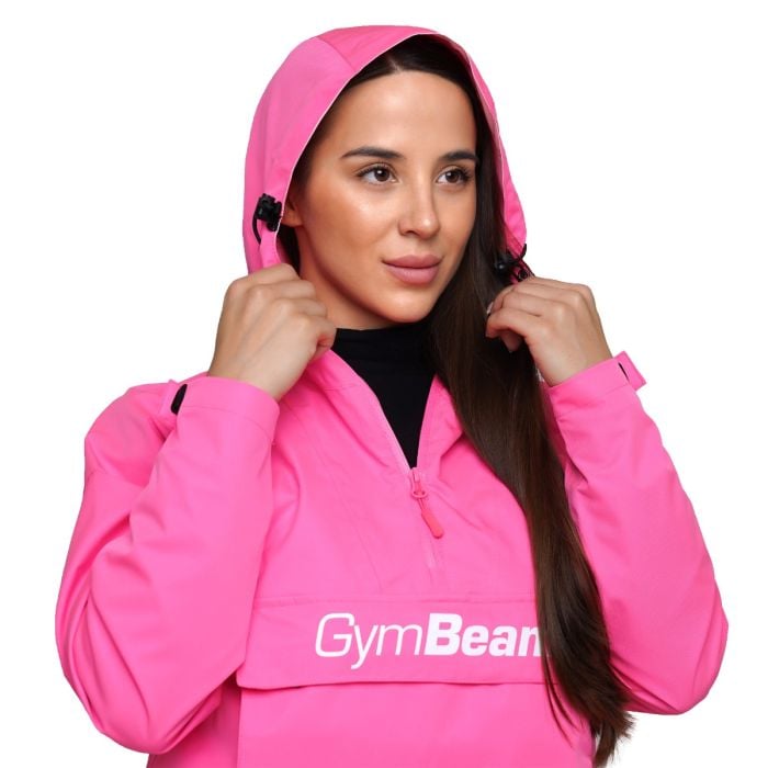 Damska kurtka przeciwdeszczowa Smock Fuchsia - GymBeam M