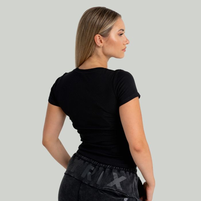 Koszulka damska Ribbed Black - STRIX M