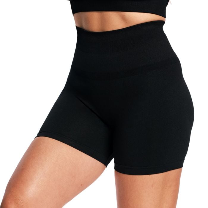 Damskie szorty Sculpt Seamless Black - GymBeam M