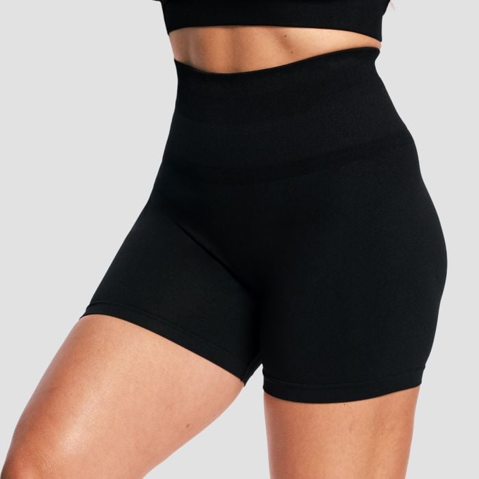 Damskie szorty Sculpt Seamless Black - GymBeam M