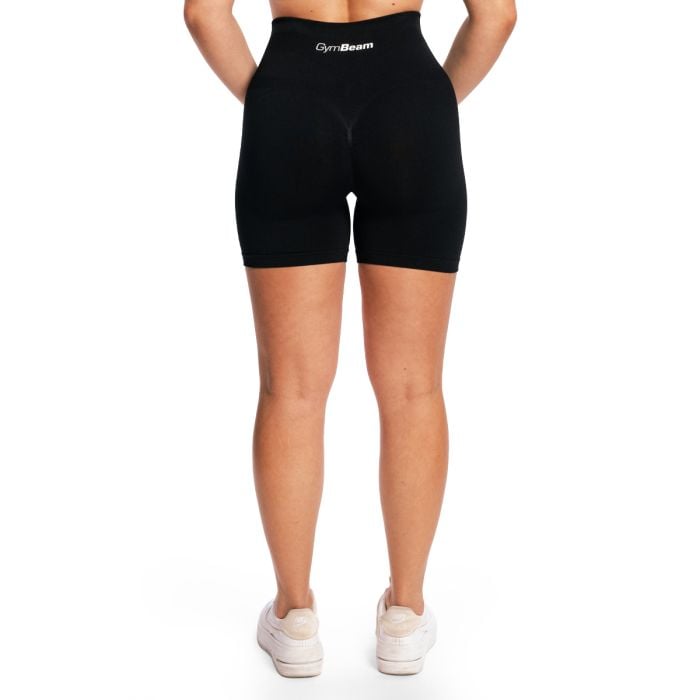 Damskie szorty Sculpt Seamless Black - GymBeam M