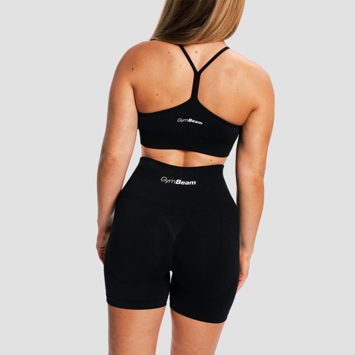 Damskie szorty Sculpt Seamless Black - GymBeam M