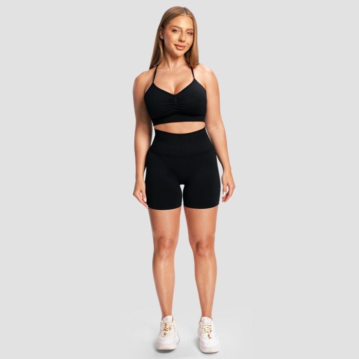 Damskie szorty Sculpt Seamless Black - GymBeam M
