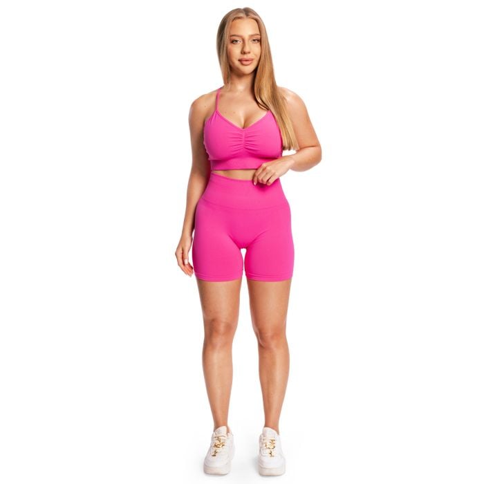 Damskie szorty Sculpt Seamless Rose - GymBeam S