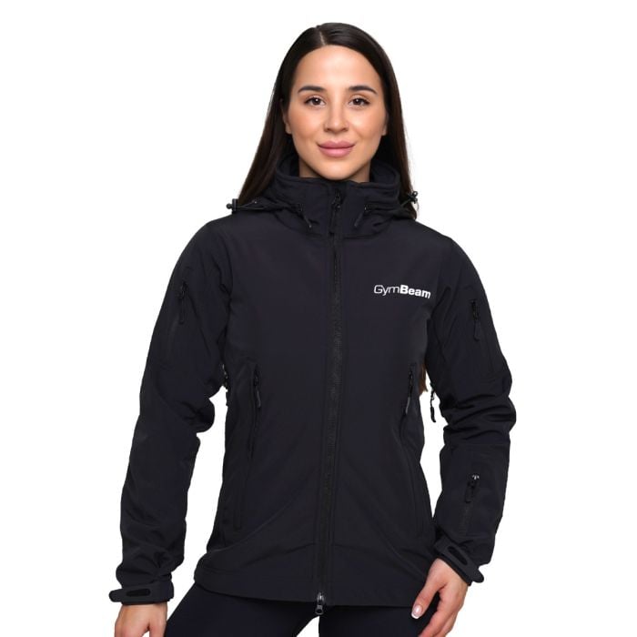 Damska kurtka Softshell Black - GymBeam S