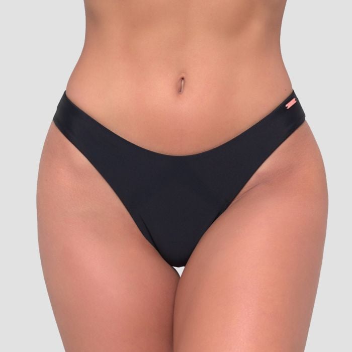 Damski sportowy dół od bikini Black - GymBeam M