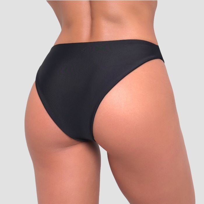 Damski sportowy dół od bikini Black - GymBeam M