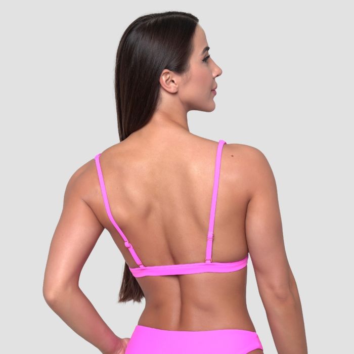 Damska sportowa góra od bikini Pink - GymBeam S