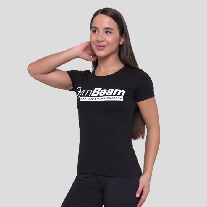 Koszulka damska Strong Tomorrow Black - GymBeam XXL