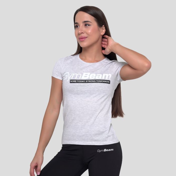 Koszulka damska Strong Tomorrow Grey - GymBeam XXL