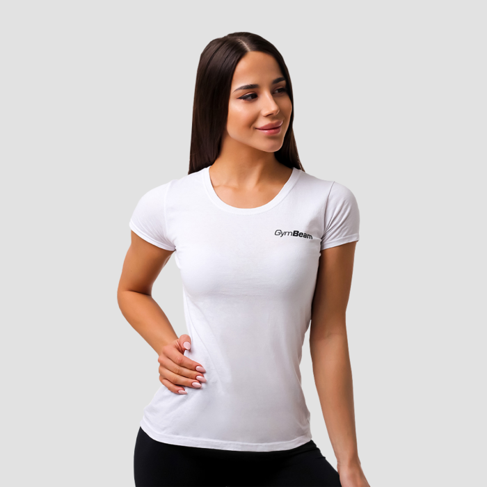 Damski T-Shirt Basic 3Pack White - GymBeam XXL - 3pack