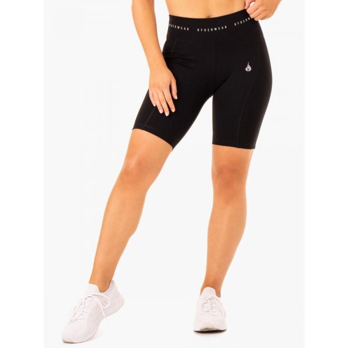 Women‘s Bike Shorts Reflex High Waisted Black - Ryderwear XS