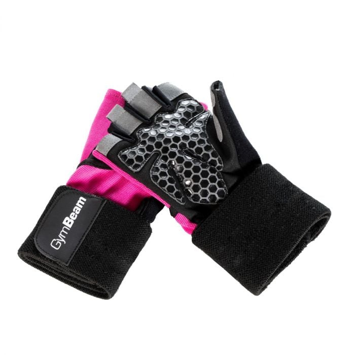 Damskie rękawiczki Guard fitness Pink - GymBeam