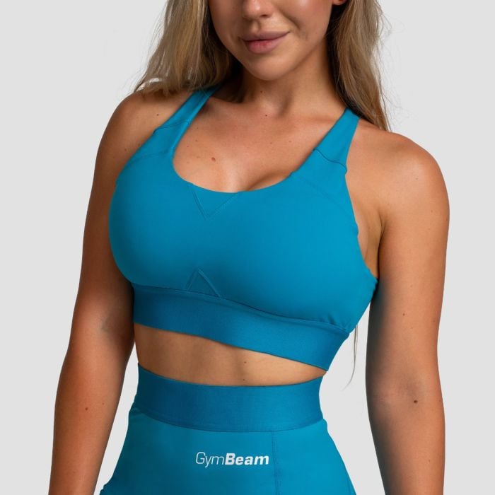 Stanik sportowy Limitless Aquamarine - GymBeam XL