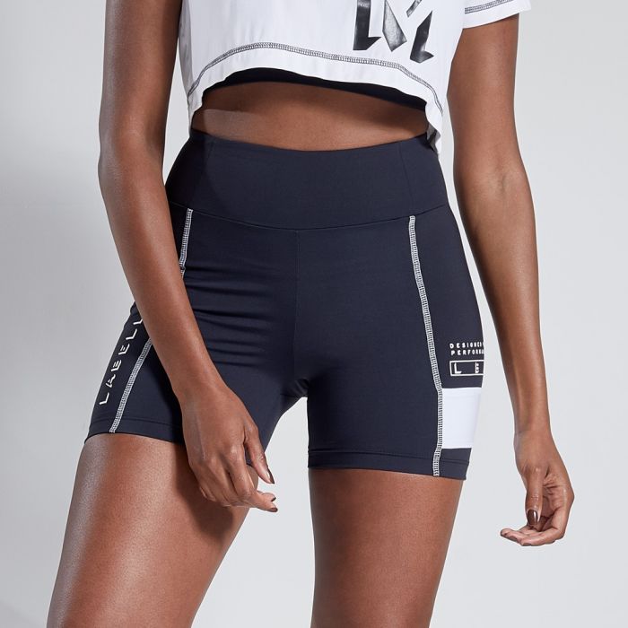 Women's shorts B&W Black - LABELLAMAFIA