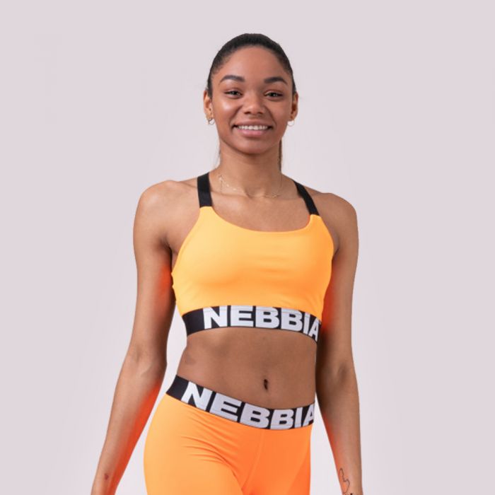 Women‘s Top Lift Hero Sports Mini Orange - NEBBIA