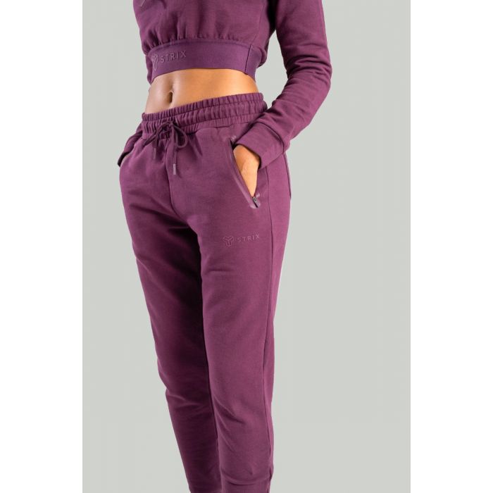Damskie Joggery Essential Plum - STRIX S
