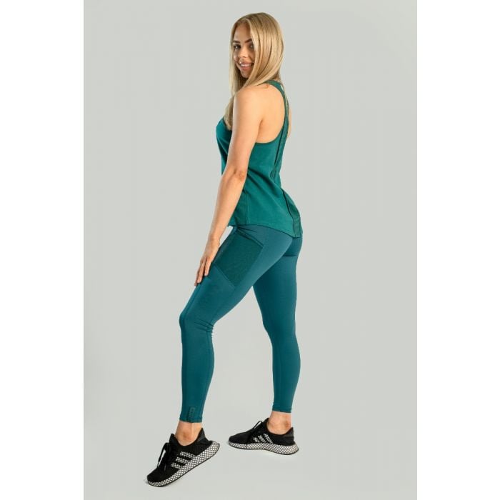 Damski Tank Top Essential Deep Teal - STRIX S