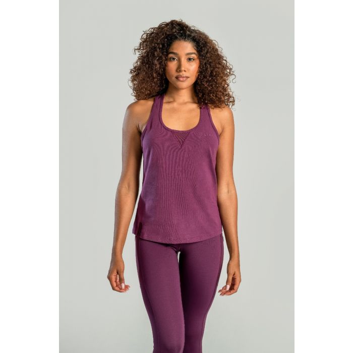 Damski Tank Top Essential Plum - STRIX S