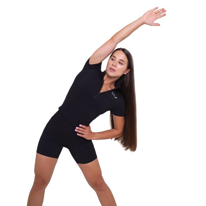 Damska koszulka Ignite Cropped Black - GymBeam M