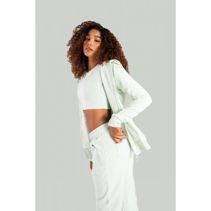 Damska bluza na zamek z kapturem Nova Moon Grey - STRIX S