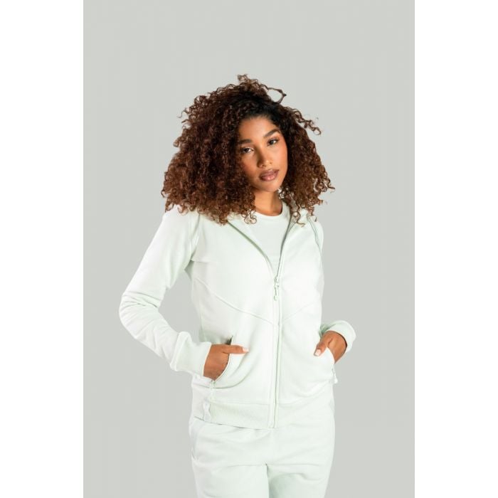 Damska bluza na zamek z kapturem Nova Moon Grey - STRIX S