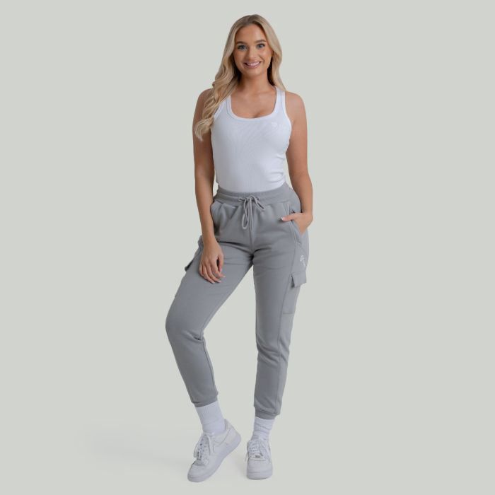 Damski Tank Top Ribbed White - STRIX M