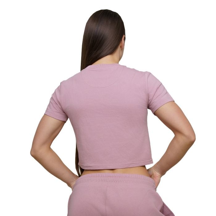 Damska koszulka Agile Cropped Woodrose - GymBeam XS