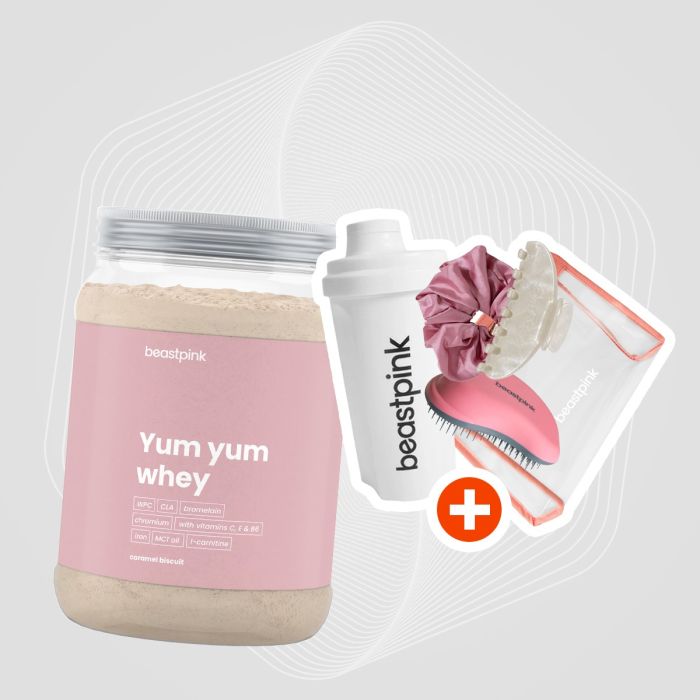 Białko Yum Yum Whey - BeastPink 1000 g - lody waniliowe