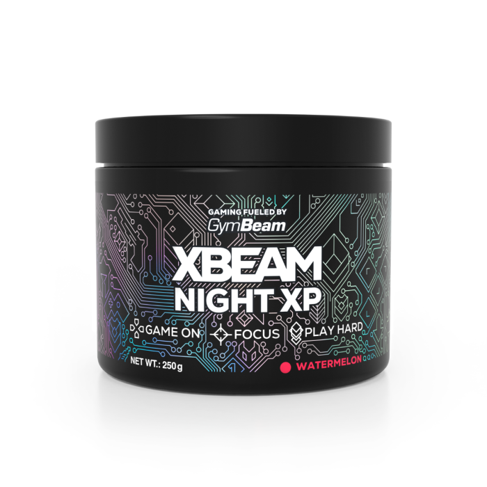XBEAM Night XP - GymBeam 250 g - arbuz