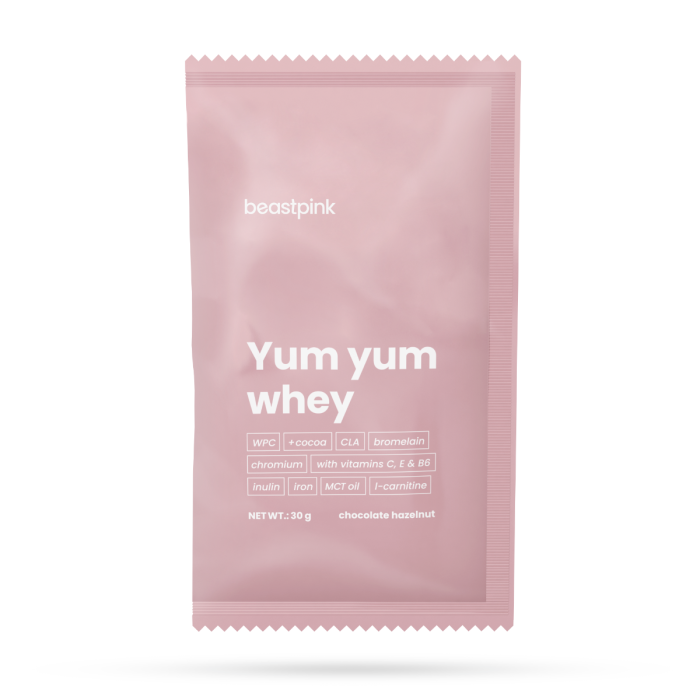 Próbka Yum Yum Whey - BeastPink 30 g - lody waniliowe