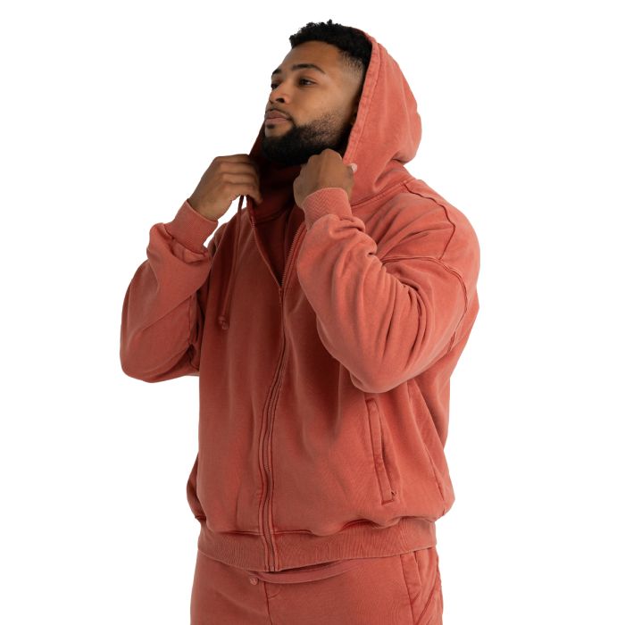 Bluza z kapturem Washed Zip Terra - STRIX XL