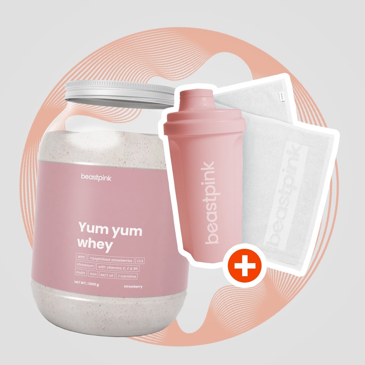 Yum Yum Whey - BeastPink + PREZENTY