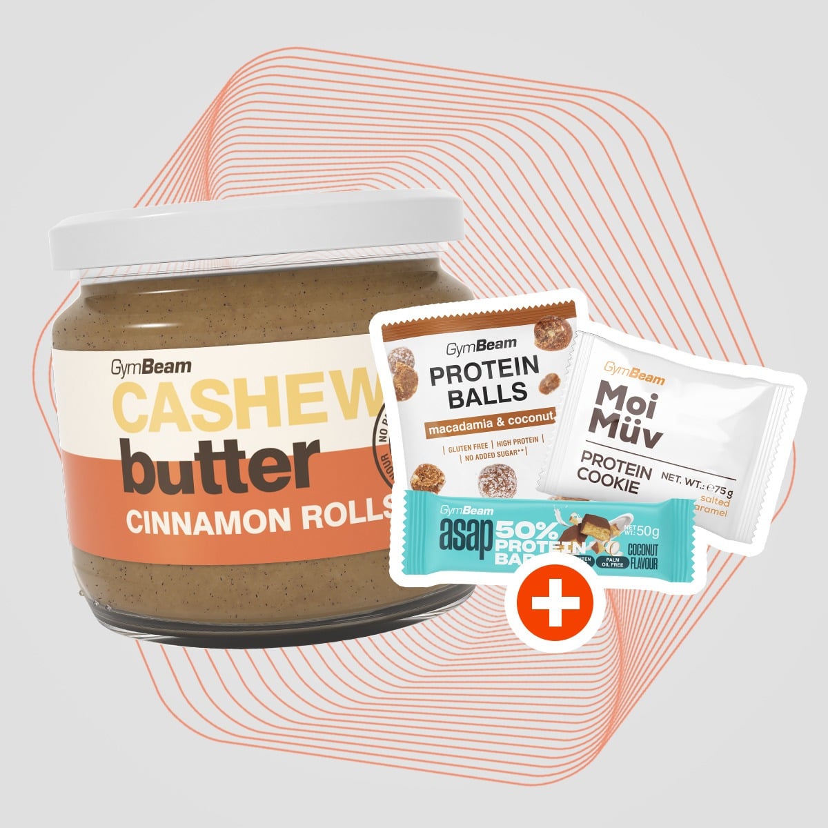 Masło z orzechów nerkowca – Cinnamon Rolls - GymBeam + PREZENTY 