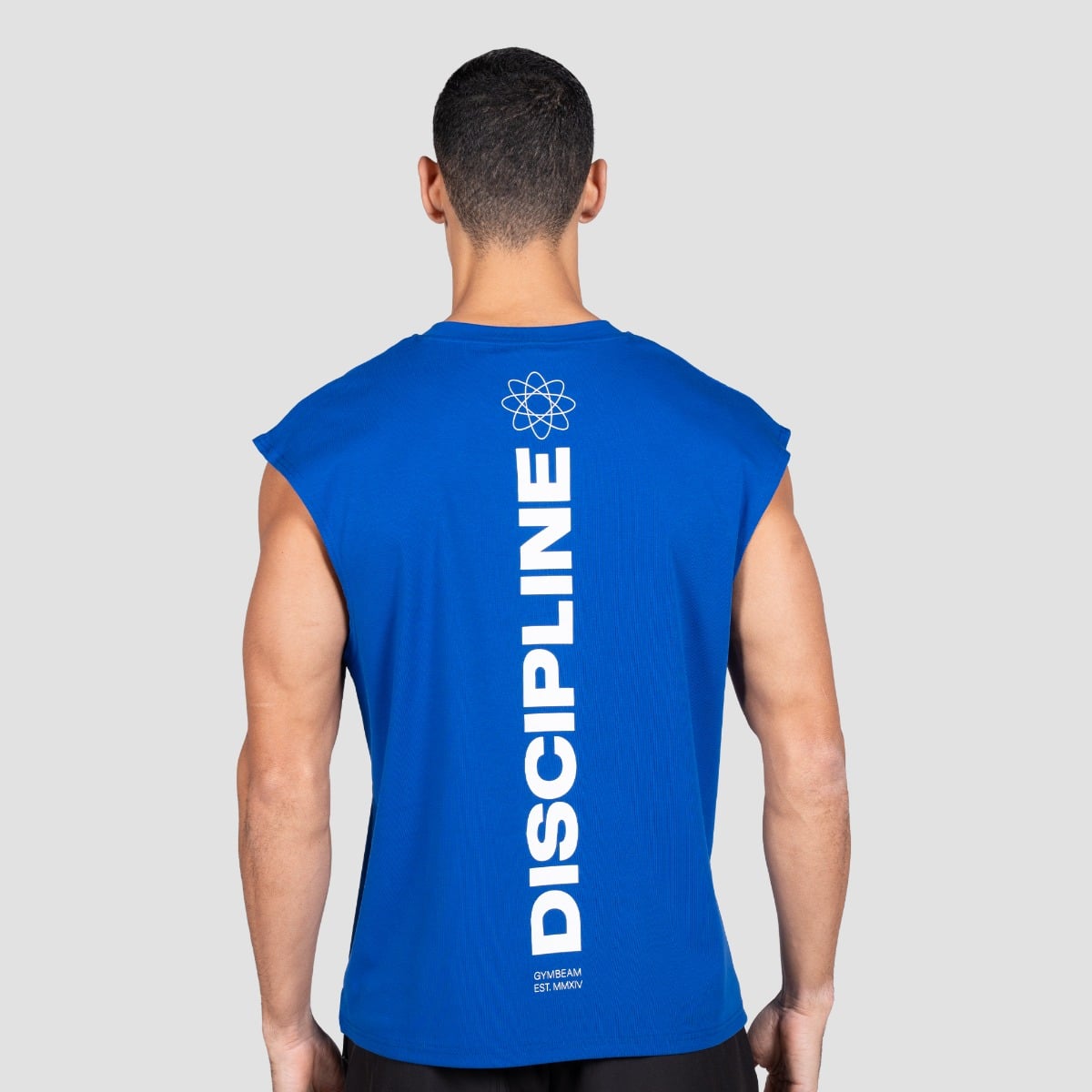 Tank top Discipline Blue - GymBeam