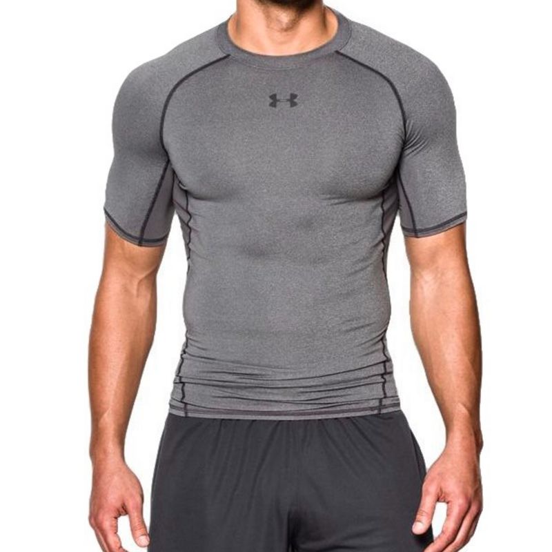Koszulka kompresyjna HG Armour SS Grey - Under Armour