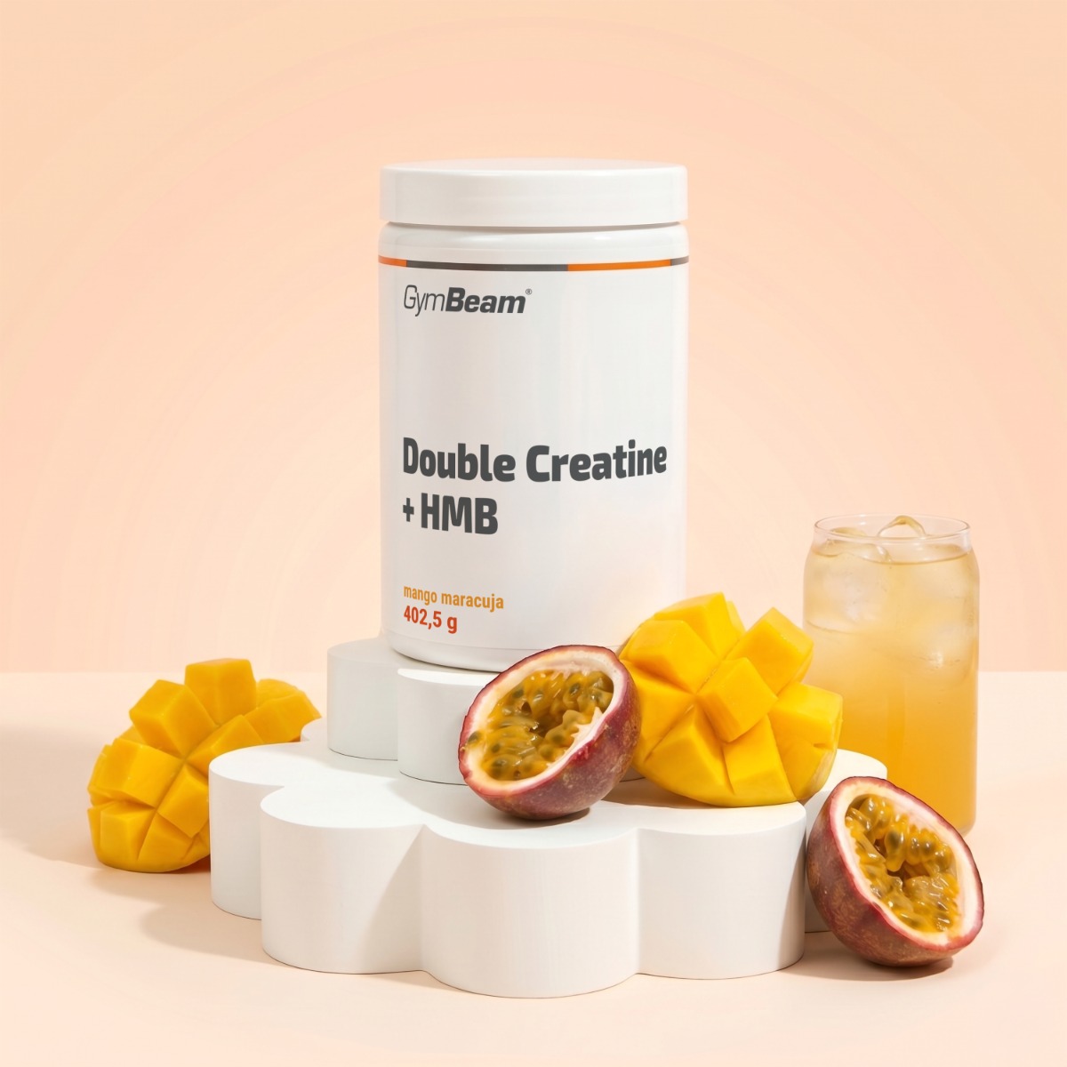 Double Creatine + HMB - GymBeam mango maracuja