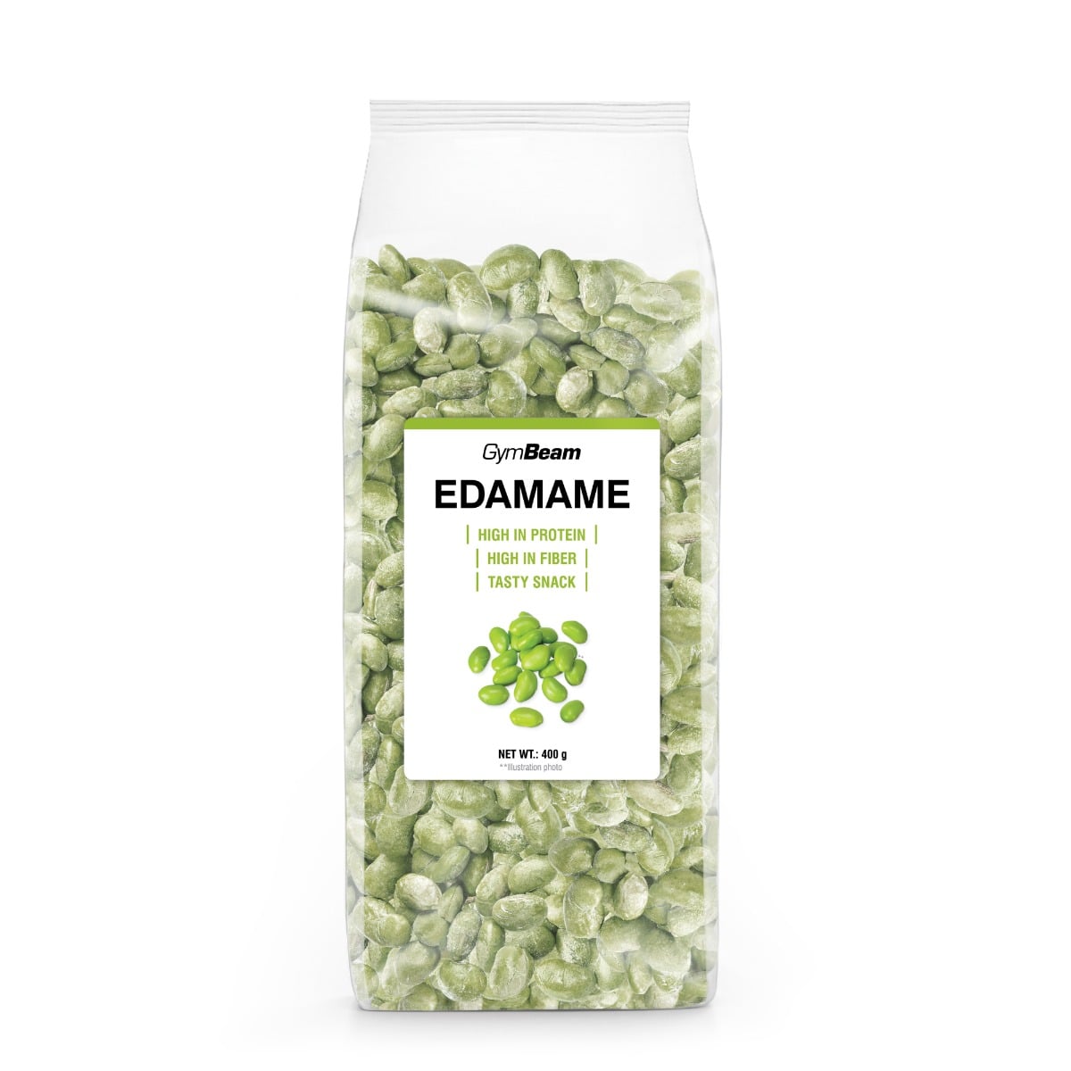 Edamame - prażone solone ziarna soi - Gymbeam