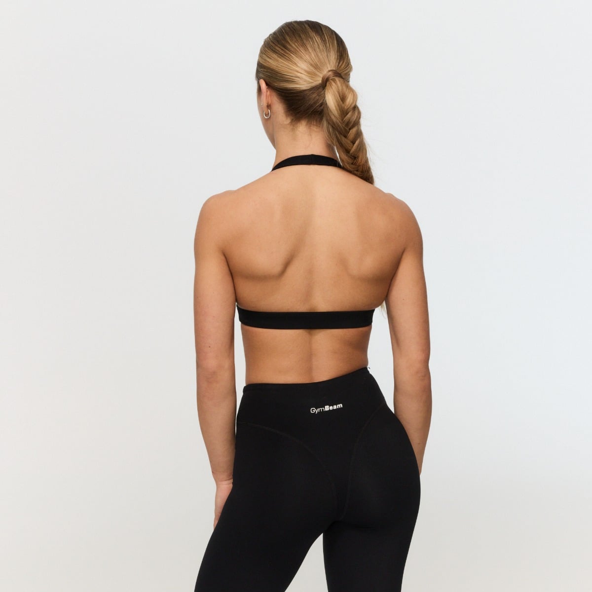 Biustonosz sportowy Fierce Halter Black - GymBeam