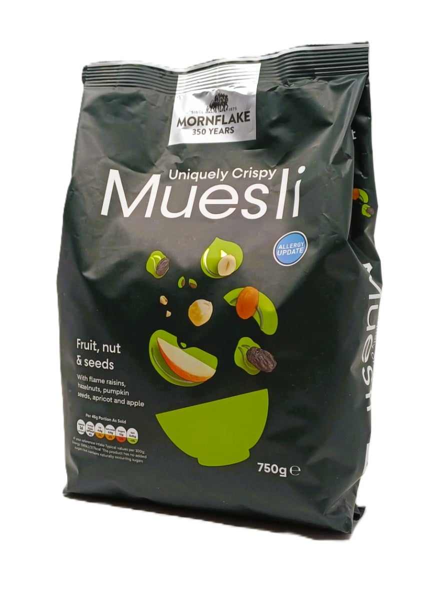 Chrupiące musli owocowe, Nut & Seed 750g - Mornflake