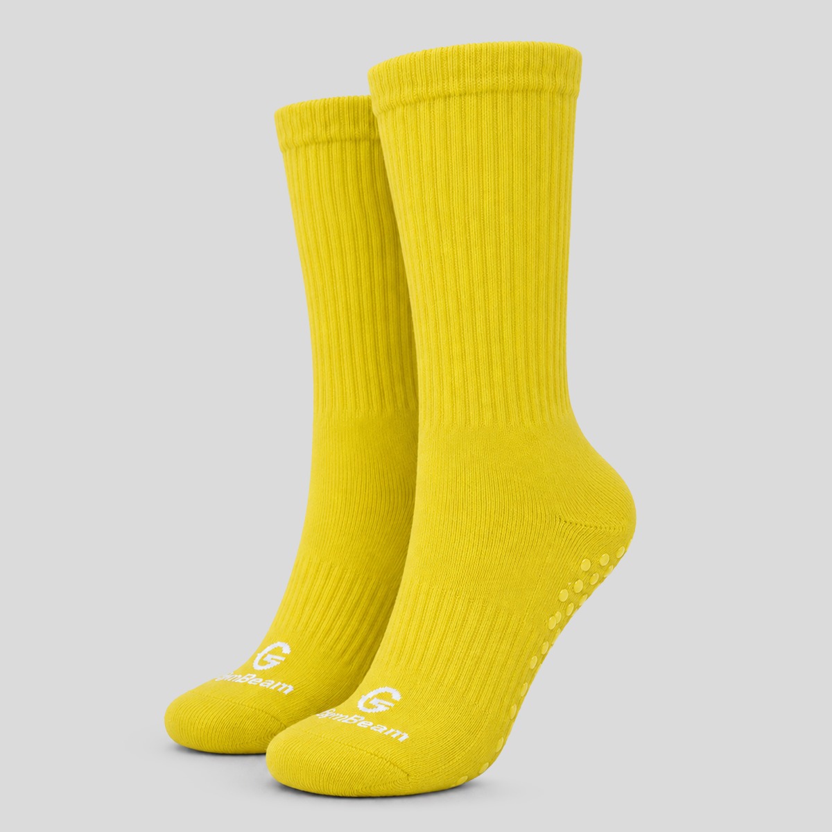 Funkcjonalne Skarpety Crew Chartreuse - GymBeam