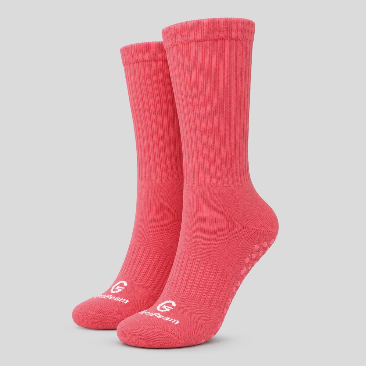Funkcjonalne Skarpety Crew Pink - GymBeam