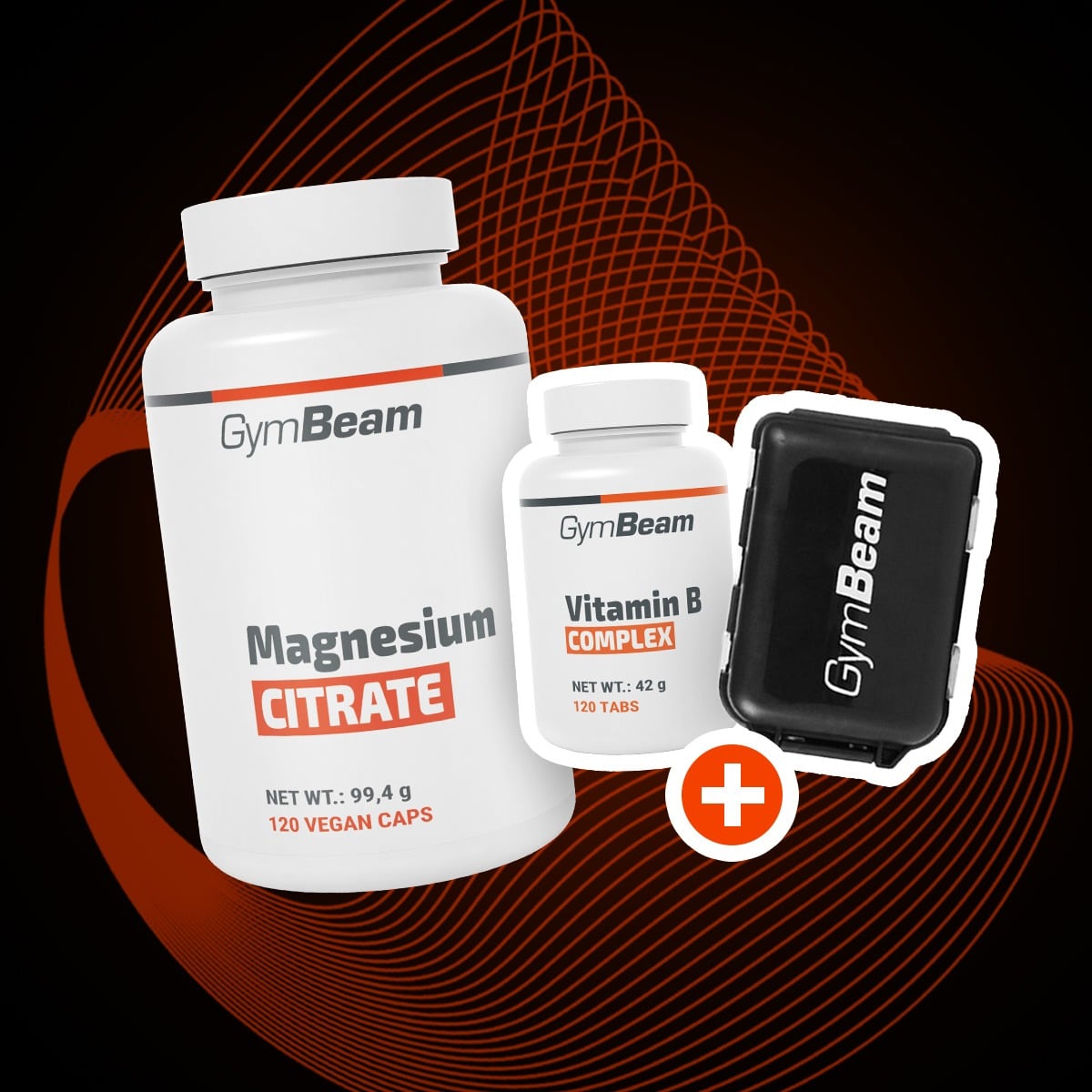 Cytrynian magnezu kaps - GymBeam + PREZENTY 