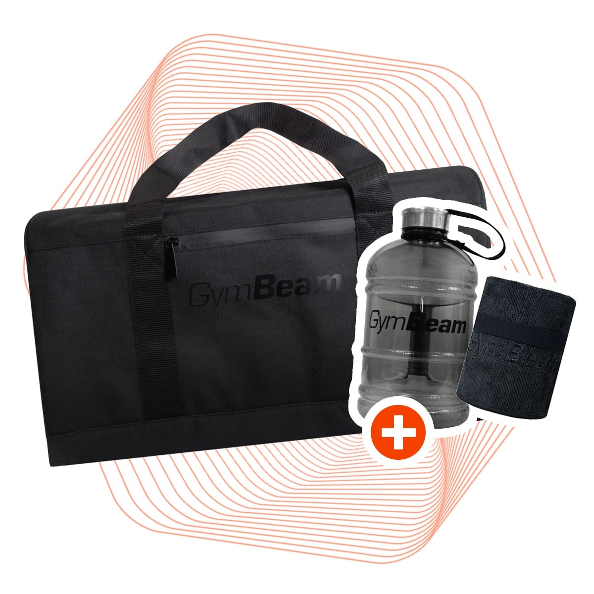 Torba sportowa Duffle All Black - GymBeam + PREZENTY 
