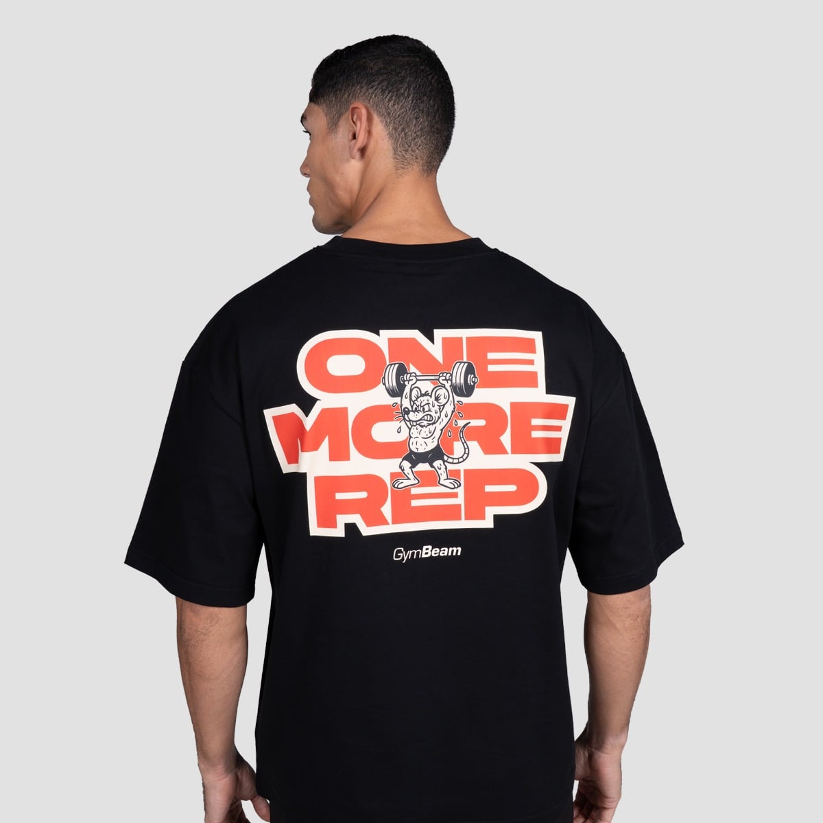 Koszulka GymRat Black - GymBeam