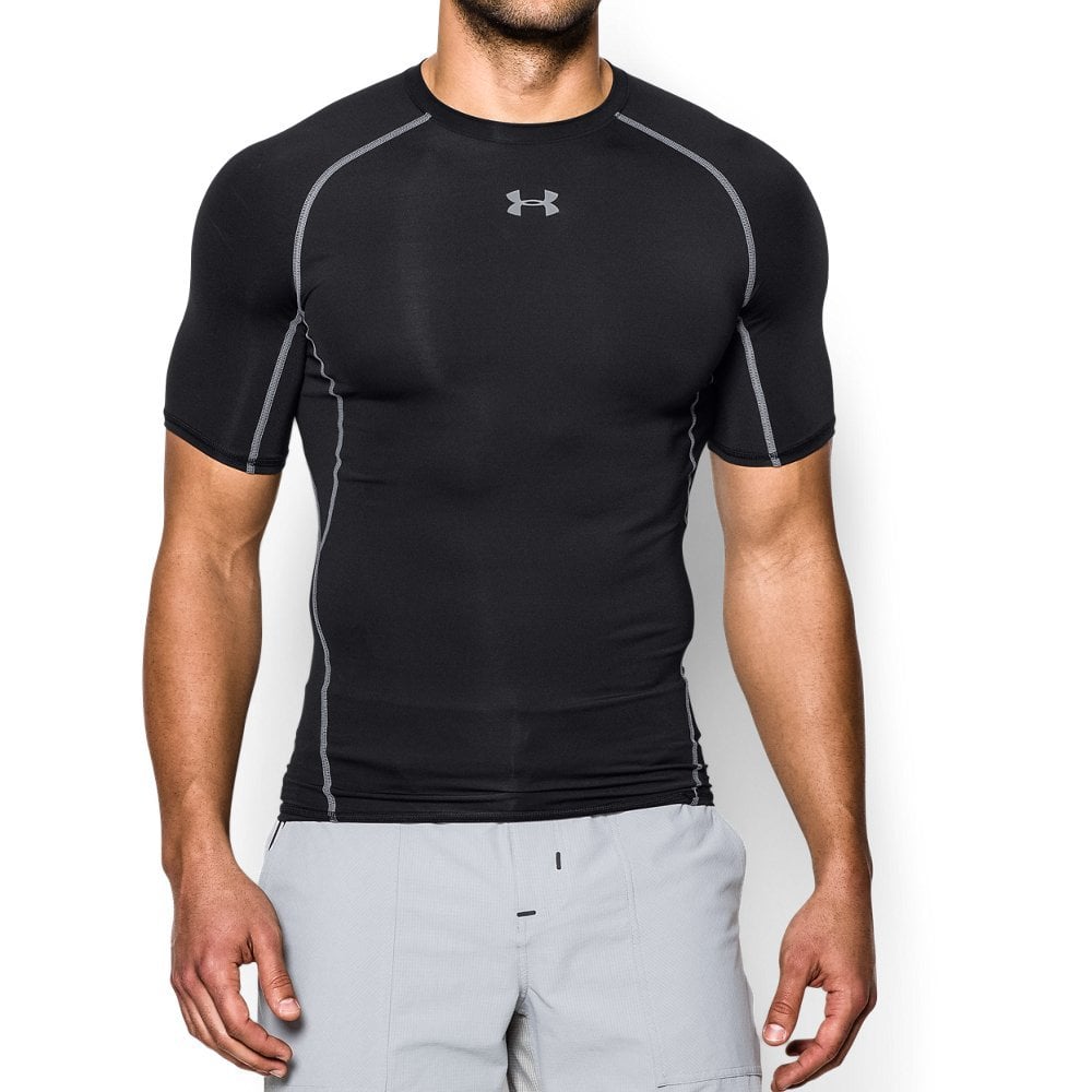 Koszulka kompresyjna HG Armour SS Black - Under Armour